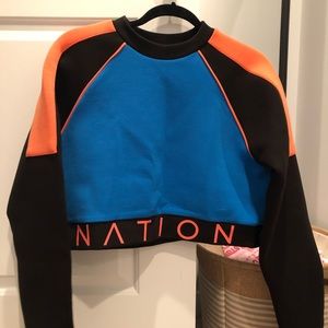BNWT P.E Nation x SoulCycle End Plate Sweatshirt